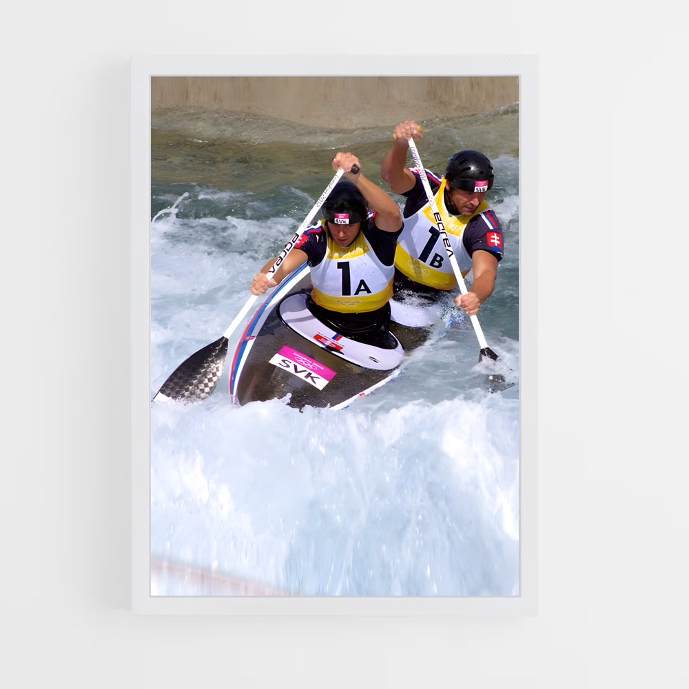 Poster Pagaie Olympique – affiche Canoë-kayak (vue 3)